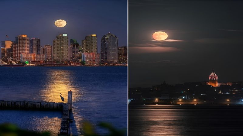 Captivating Slideshow: Stunning Images of Last Night’s ‘Super Moon’