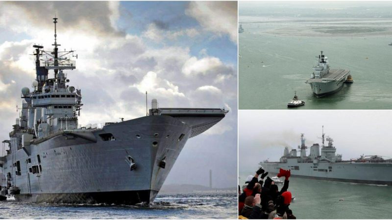 HMS Ark Royal Embarks on Its Final Voyage Before Decommissioning in March 2011